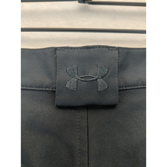 Under Armour Performance Golf Shorts Mens 34R UA Black Stretch Chino - Picture 13 of 13